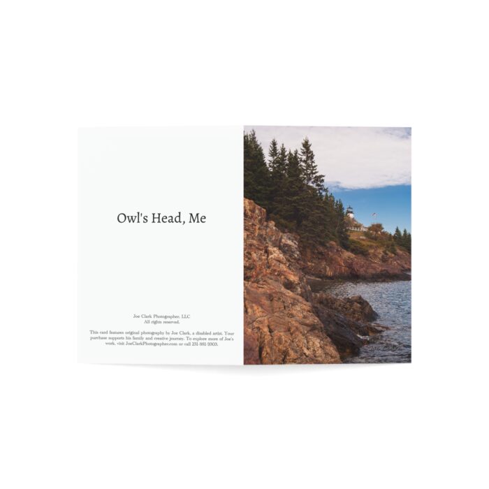 Owl's Head Light Greeting Cards (1, 10, 30, and 50pcs) - Image 6