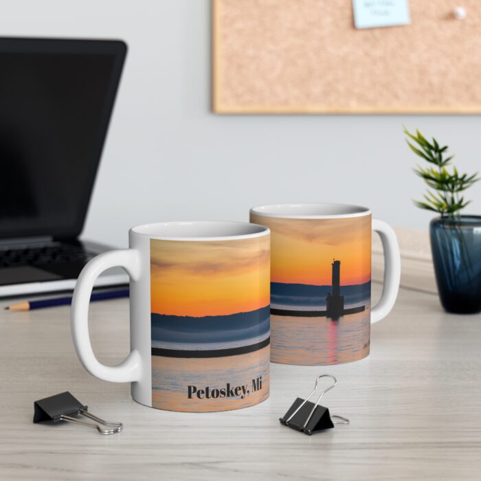 Friday Night, Petoskey Mi 11oz coffee mug - Image 3