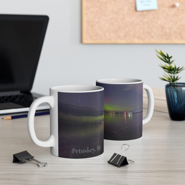 Harbor Lights, Petoskey Mi 11oz coffee mug - Image 3