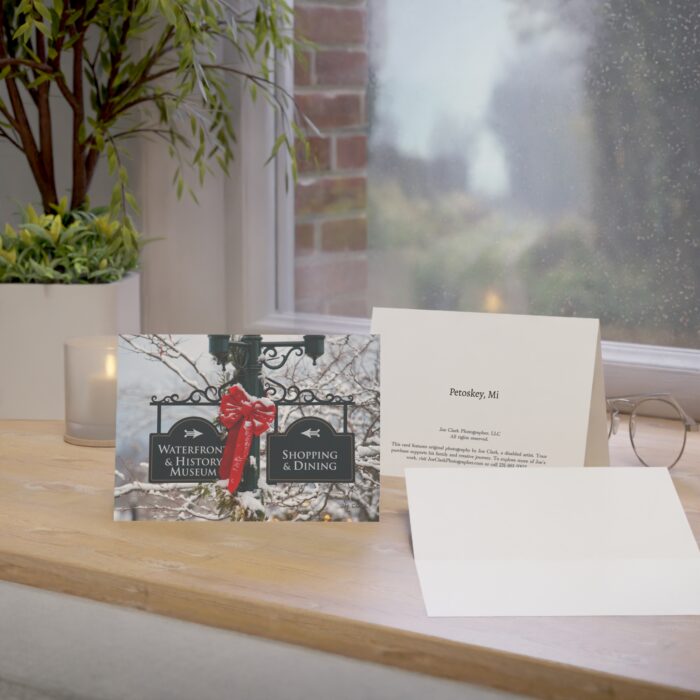 Downtown Winter Signage Greeting Cards (1, 10, 30, and 50pcs) - Image 9