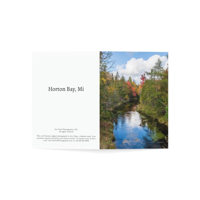 Horton Creek In Fall 2 Greeting Cards (1, 10, 30, and 50pcs) - Image 9