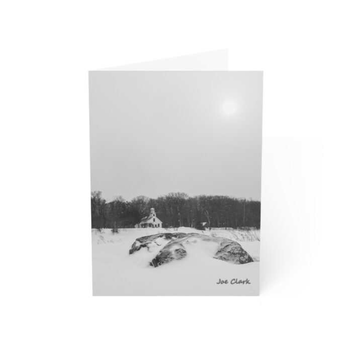 Old Mission in Winter Greeting Cards (1, 10, 30, and 50pcs) - Image 4