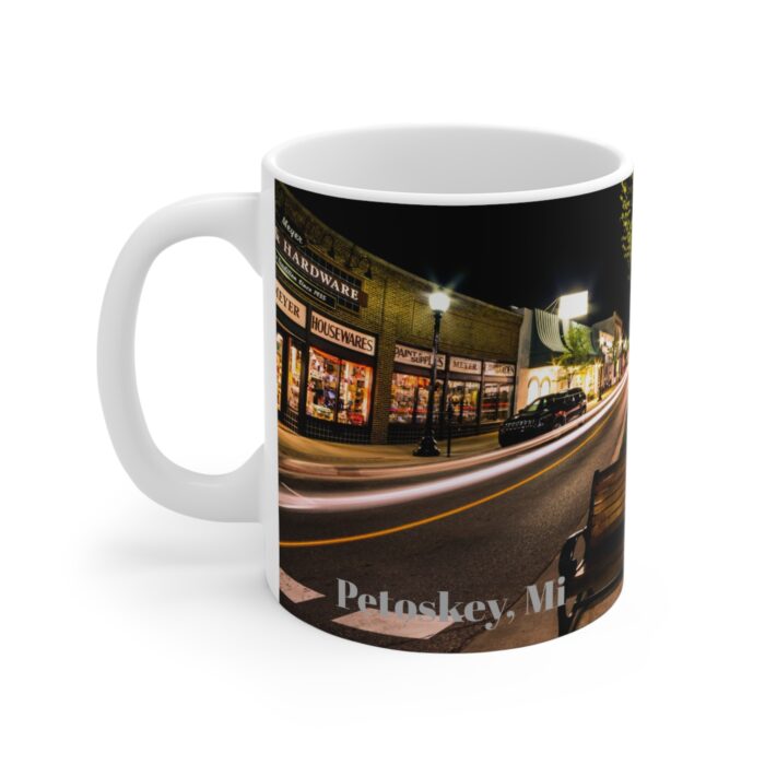 Mitchell Street, Petoskey Mi 11oz coffee mug