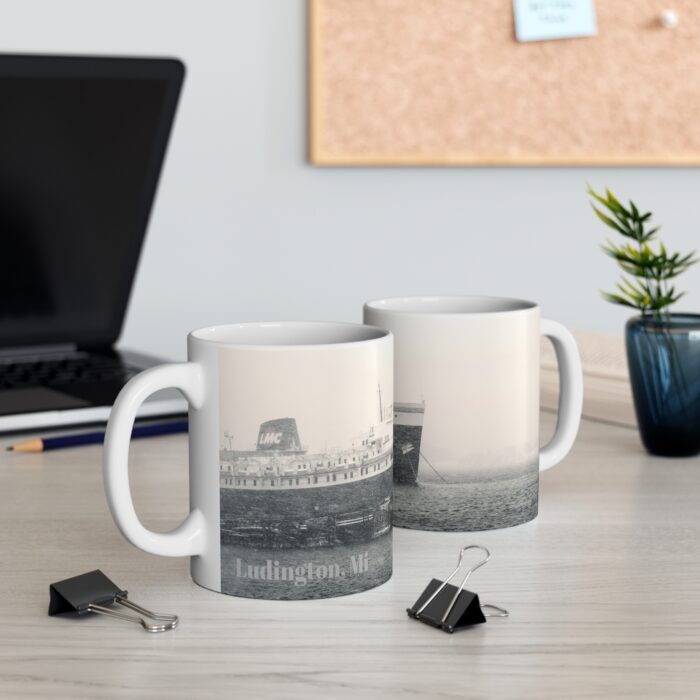 Bad Day for a Sail Ludington 11oz coffee mug - Image 3