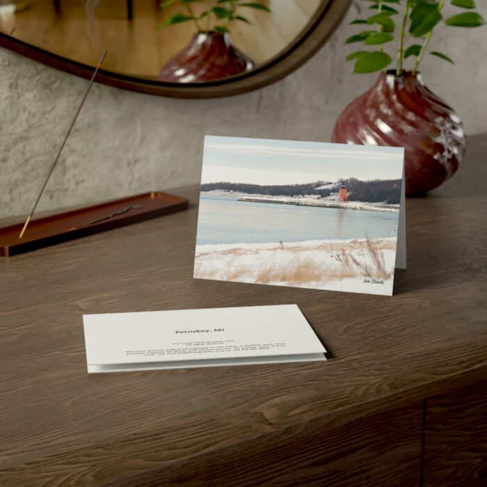 Charlevoix Light in Winter Greeting Cards (1, 10, 30, and 50pcs) - Image 10