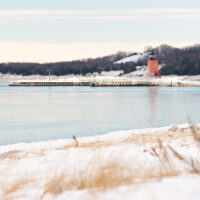 Charlevoix Light in Winter 11oz coffee mug - Image 6