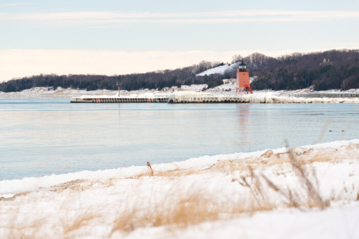 Charlevoix Light in Winter 11oz coffee mug - Image 6