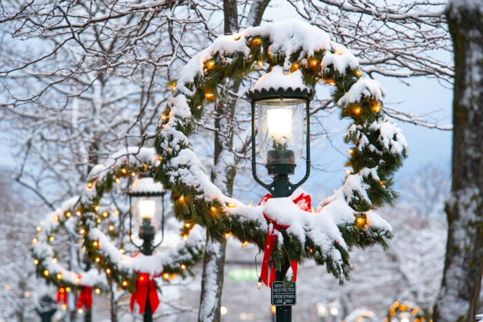 Downtown Petoskey Snowfall 11oz coffee mug - Image 7