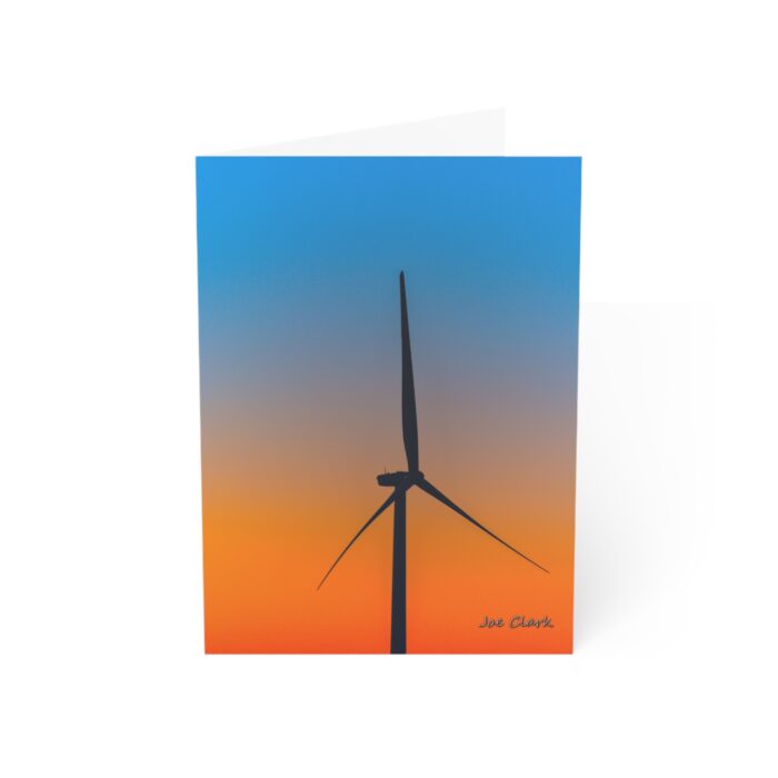 Windmill Sunset Greeting Cards (1, 10, 30, and 50pcs) - Image 4