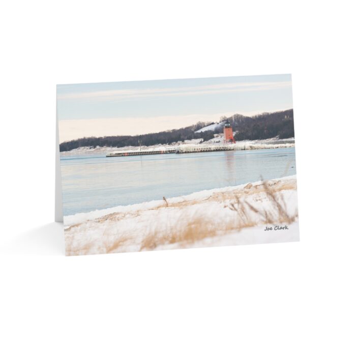 Charlevoix Light in Winter Greeting Cards (1, 10, 30, and 50pcs) - Image 6