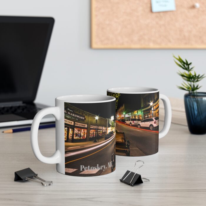 Mitchell Street, Petoskey Mi 11oz coffee mug - Image 3