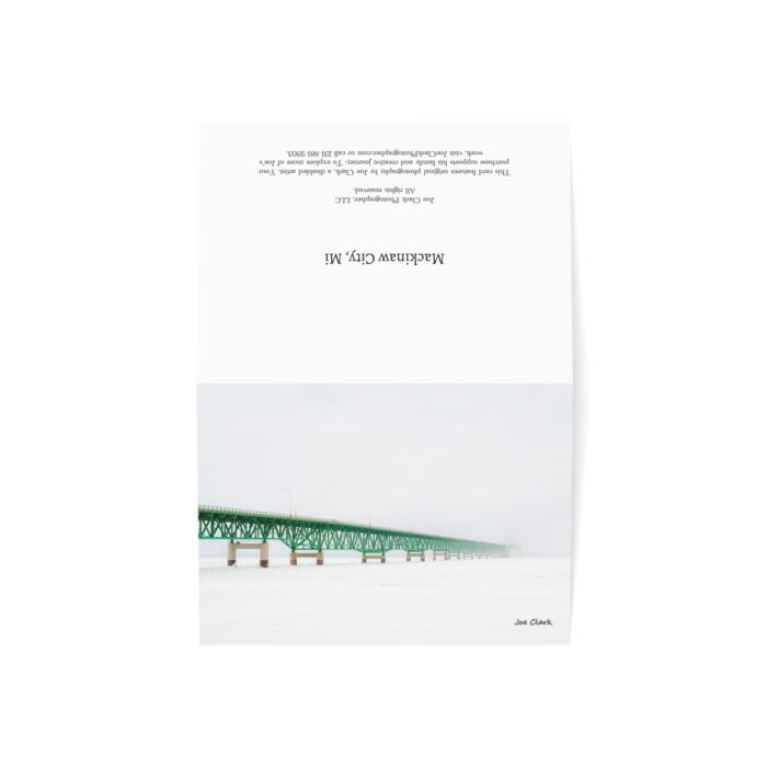 Bridge in Haze Greeting Cards (1, 10, 30, and 50pcs) - Image 8