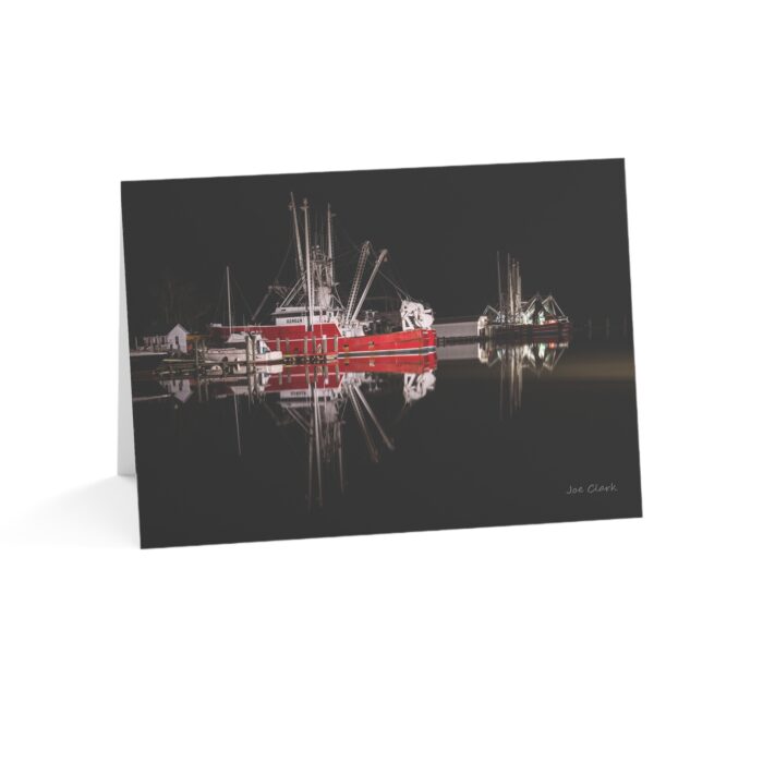Red Trawler Greeting Cards (1, 10, 30, and 50pcs) - Image 36