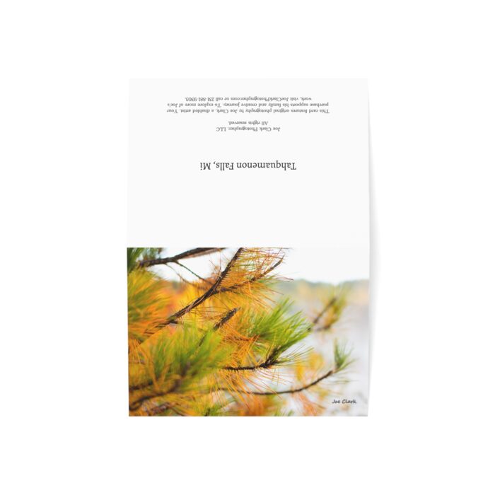 Golden Pine Greeting Cards (1, 10, 30, and 50pcs) - Image 8