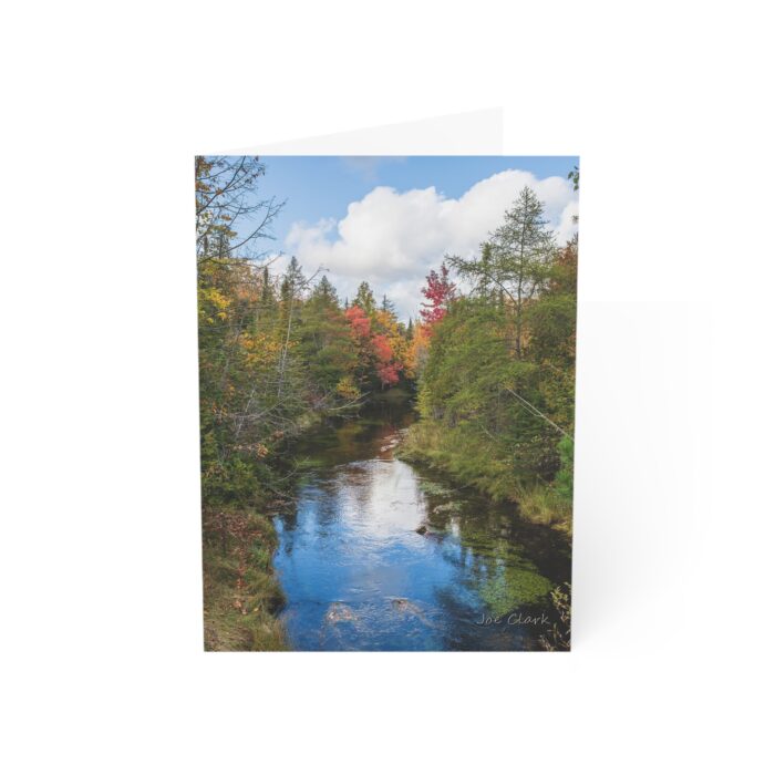 Horton Creek In Fall 2 Greeting Cards (1, 10, 30, and 50pcs) - Image 4