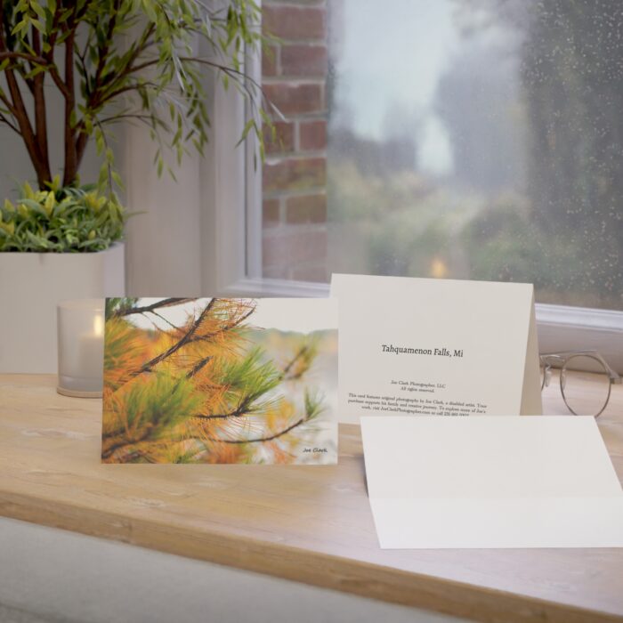 Golden Pine Greeting Cards (1, 10, 30, and 50pcs) - Image 24