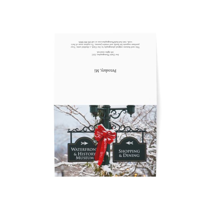 Downtown Winter Signage Greeting Cards (1, 10, 30, and 50pcs) - Image 8