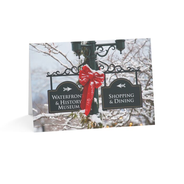 Downtown Winter Signage Greeting Cards (1, 10, 30, and 50pcs) - Image 11