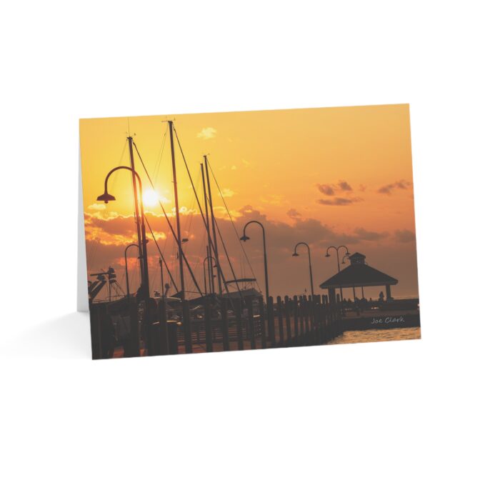 Waterfront View Greeting Cards (1, 10, 30, and 50pcs) - Image 36