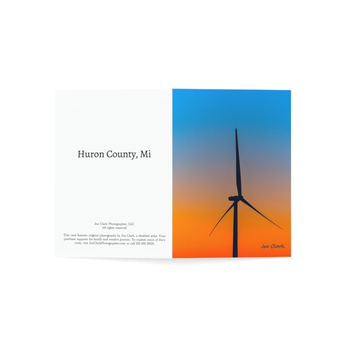 Windmill Sunset Greeting Cards (1, 10, 30, and 50pcs) - Image 6