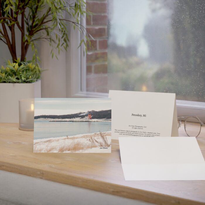 Charlevoix Light in Winter Greeting Cards (1, 10, 30, and 50pcs) - Image 14