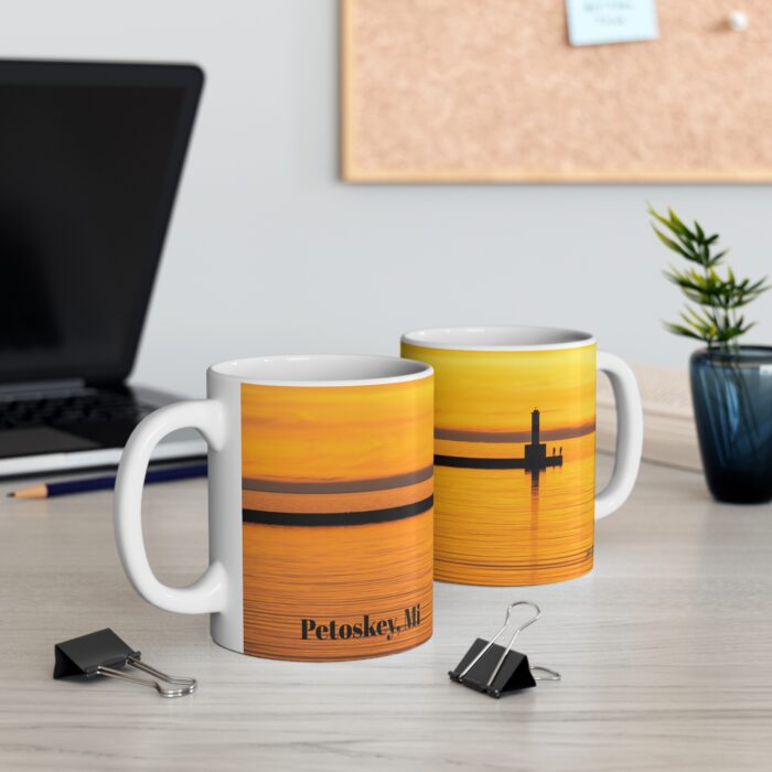 Liquid Gold, Petoskey Mi 11oz coffee mug - Image 3