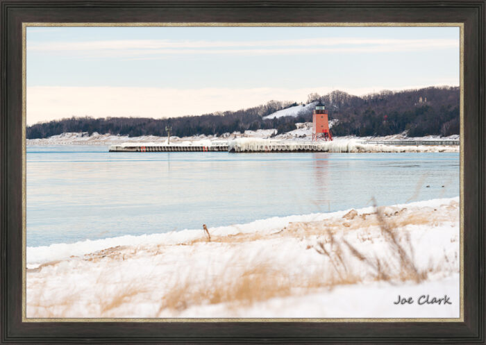 Charlevoix Light in Winter 2 - Image 2