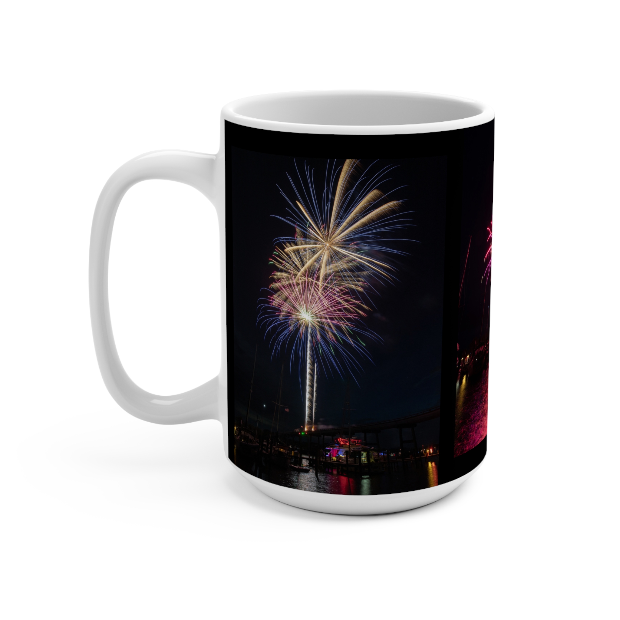 Oriental Croaker Festival Fireworks 2025 Photo Mug - Image 3