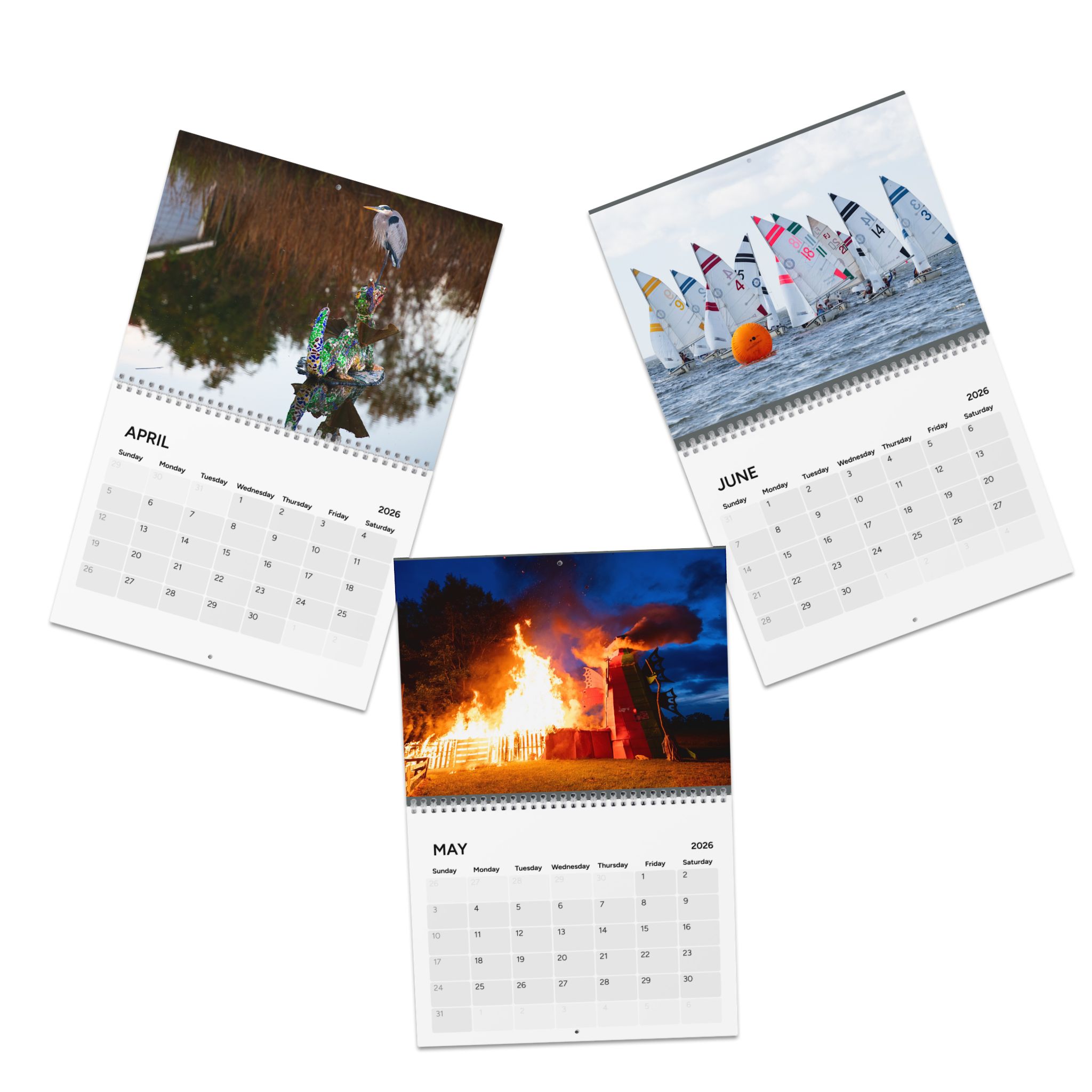 Preview of the 2026 Oriental Wall Calendar