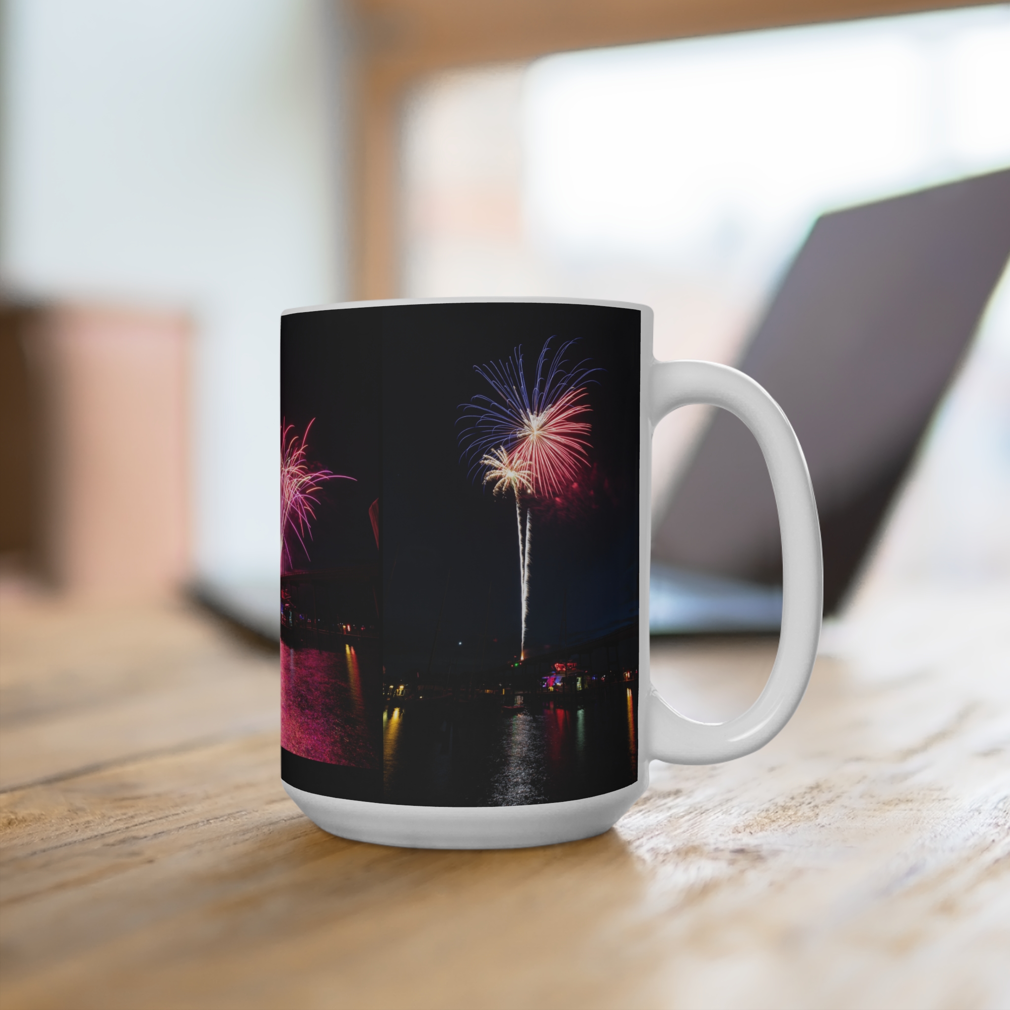 Oriental Croaker Festival Fireworks 2025 Photo Mug - Image 4